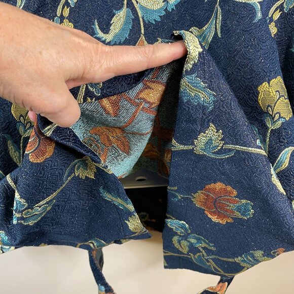 Coldwater Creek Womens Tapestry Brocade Floral Jacket Size 3X Button Blazer - Picture 15 of 15